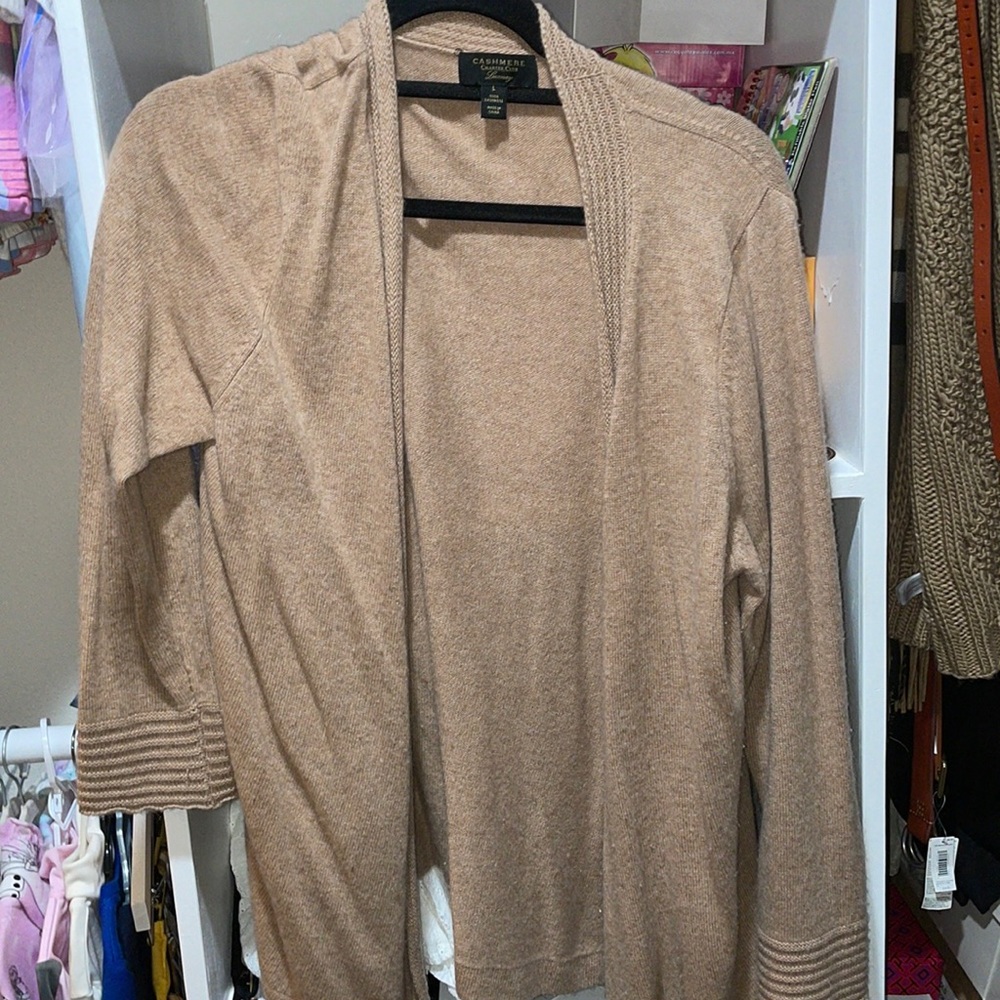 Cashmere charter club cardigan